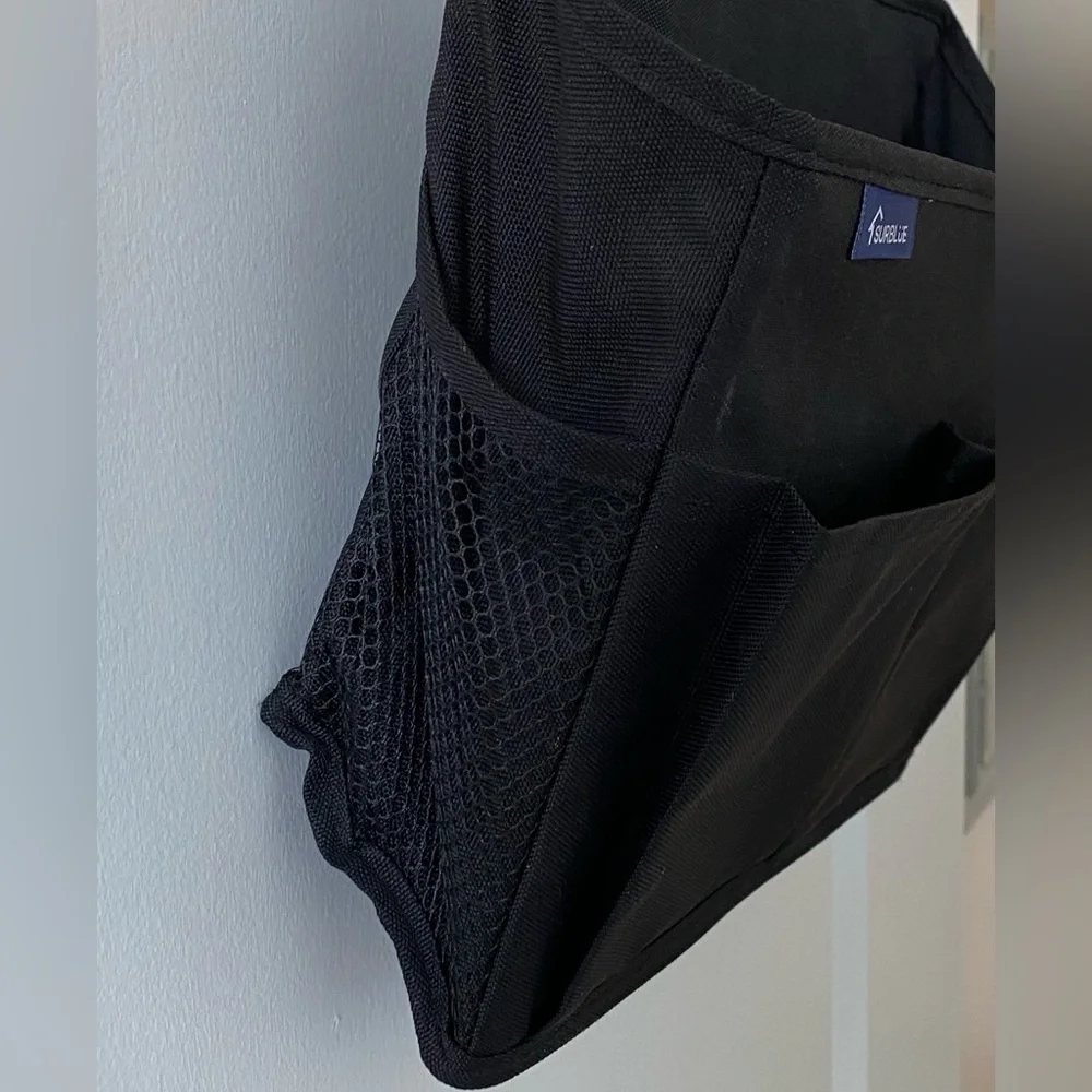 Surblue bedside caddy hanging  organizer with pockets for beds, chairs desks etc